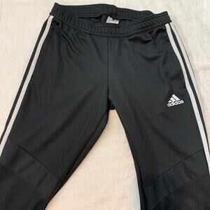 Womens Adidas black and white track pants size small